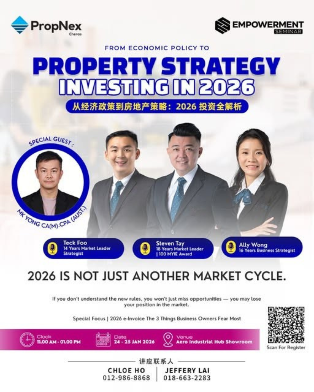 Property strategy investing seminar poster